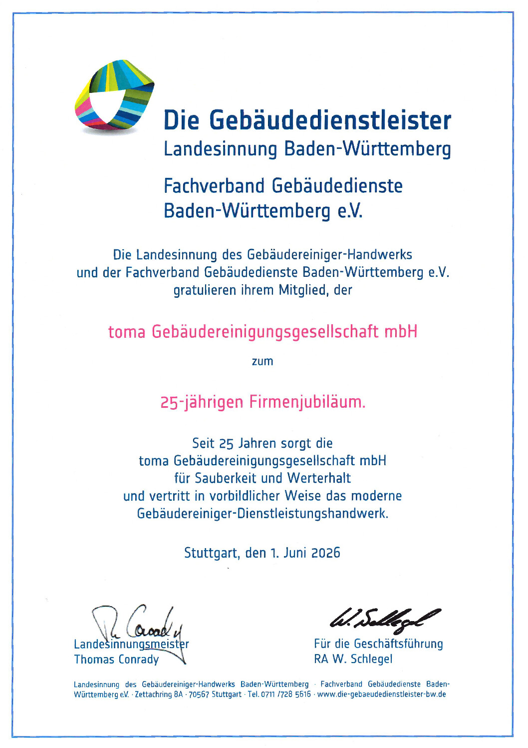 Innung-Jubiaeum